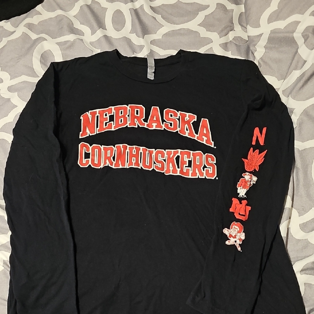 Nebraska Cornhuskers Black Long Sleeve Shirt